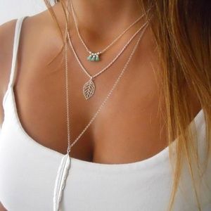New triple layer necklace / body chain